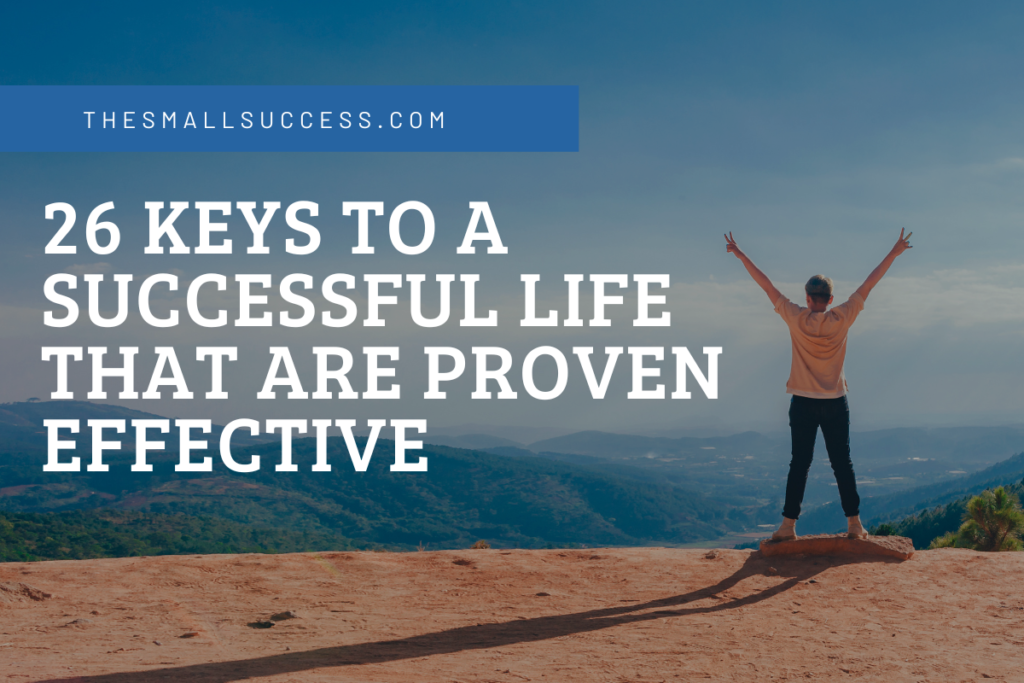 26 keys to successful life