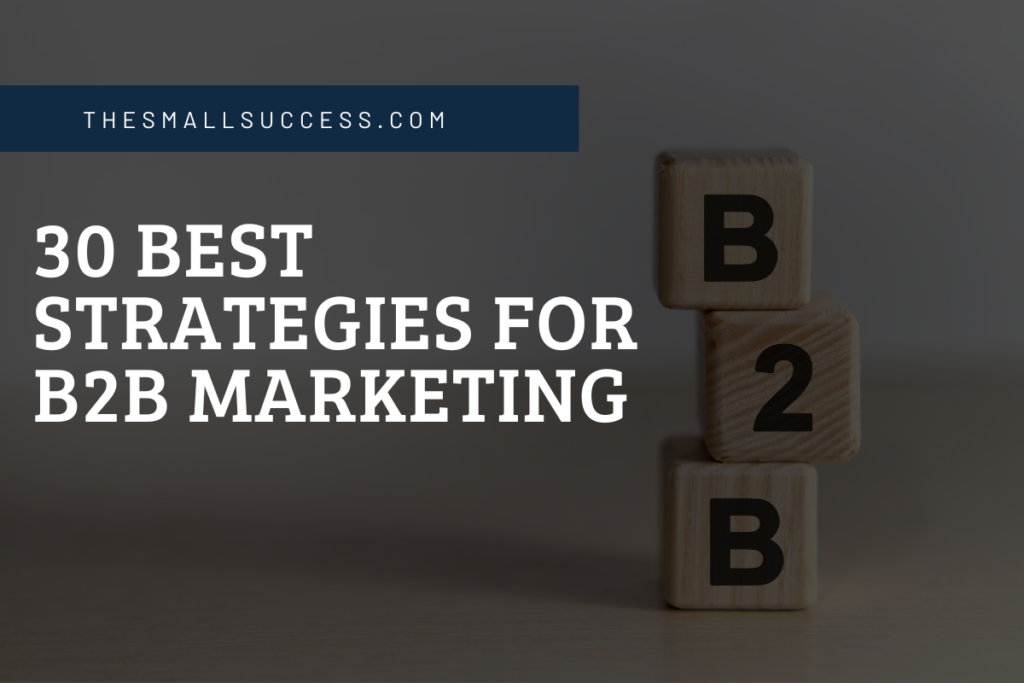 strategies for b2b marketing