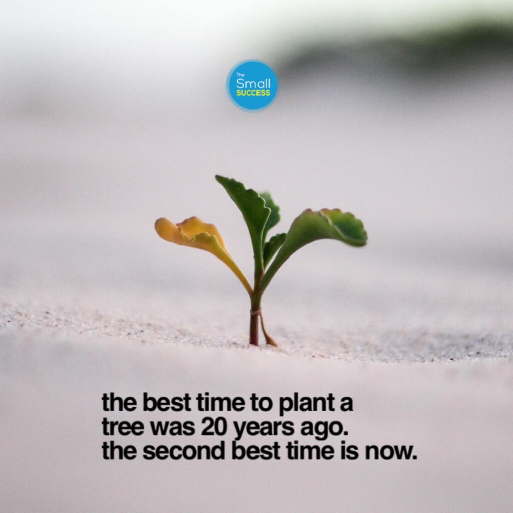 doing activities for growth mindset is never too late for you just like planting trees